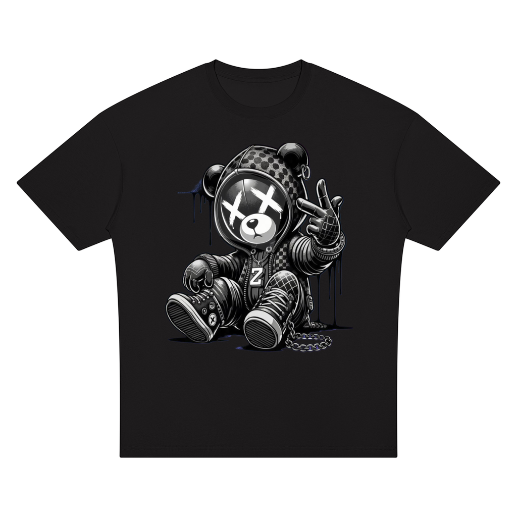 Camiseta unisex oversize de hombro caído