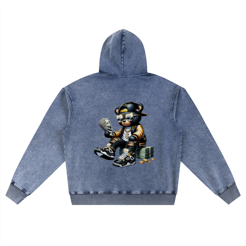 Snow Wash Oversized Hoodie