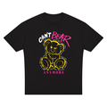 Camiseta unisex de corte oversize y hombros caídos