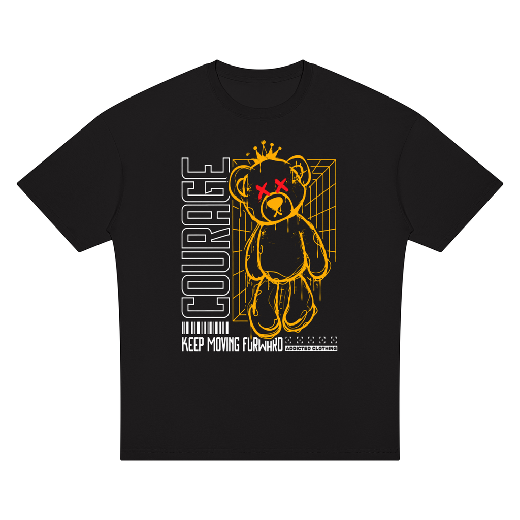 Camiseta unisex oversize de hombros caídos