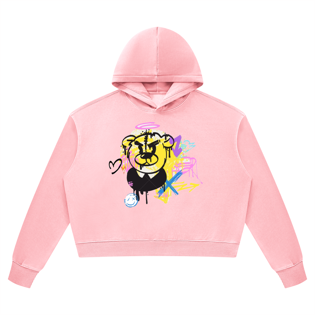 Sudadera con capucha pesada "Vintage Wash" para mujer