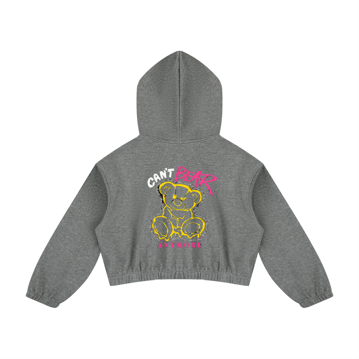 Sudadera con capucha y cierre de un cuarto, corte cuadrado, para mujer