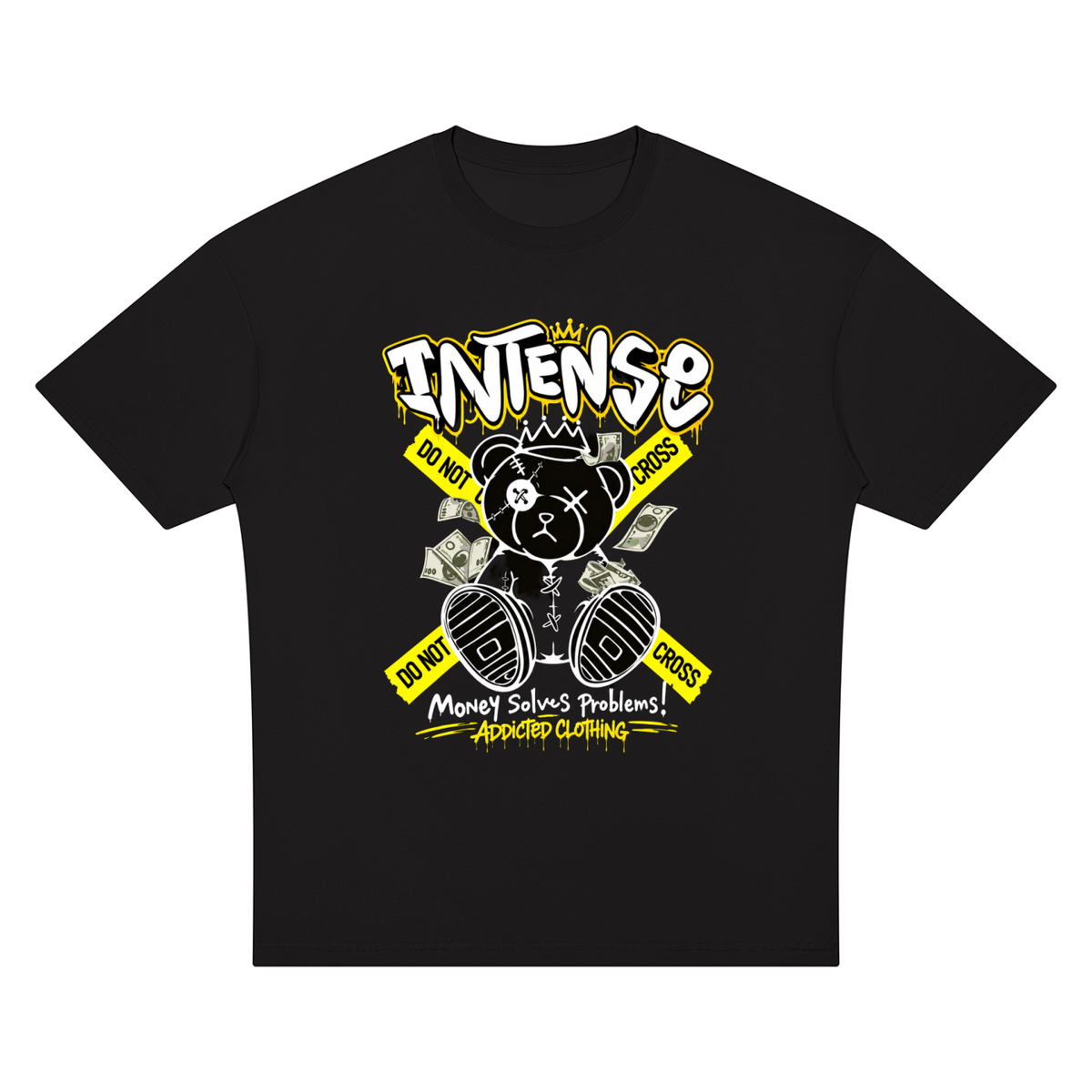 Camiseta unisex extragrande de hombros caídos